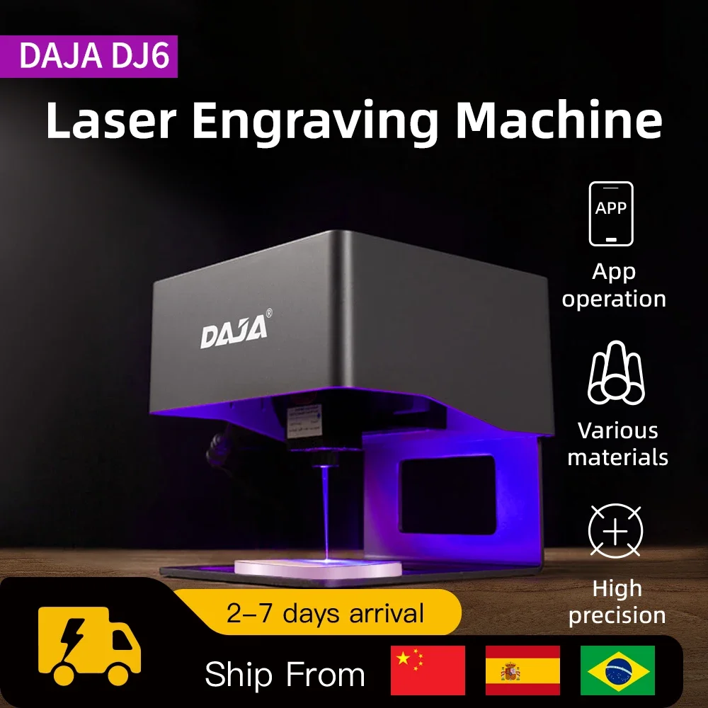 Fiber Laser Marking Machine 30W - DAJA Lasergravierer CNC DIY DJ6 Lasergravurmaschine