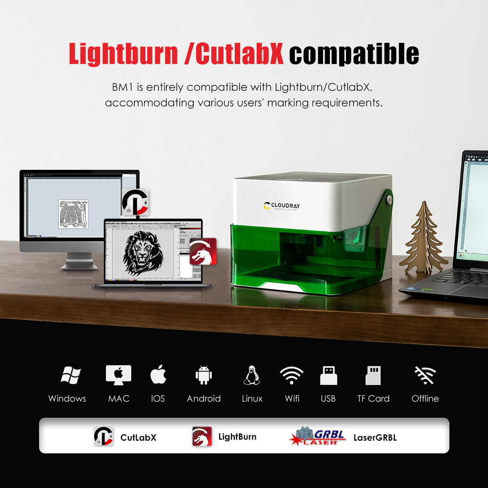 Cloudray 5000 mw CNC Mini Lase – Fiber Laser Marking Machine 30W Bewertung und Preis