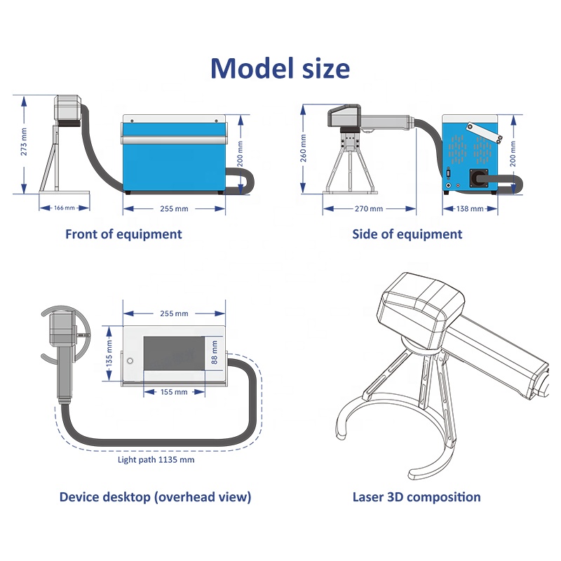 Tragbare Mini-Faserlaser-Marki – Fiber Laser Marking Machine 30W Bewertung und Preis